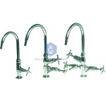 Water Tap, Swan Neck, Light, Chrome